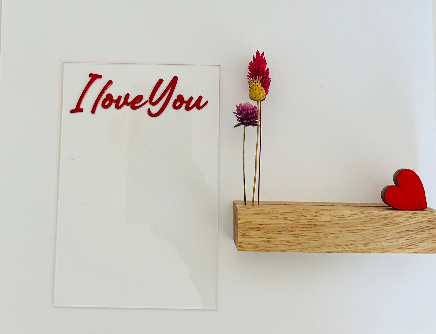 I love You Wood Plaque