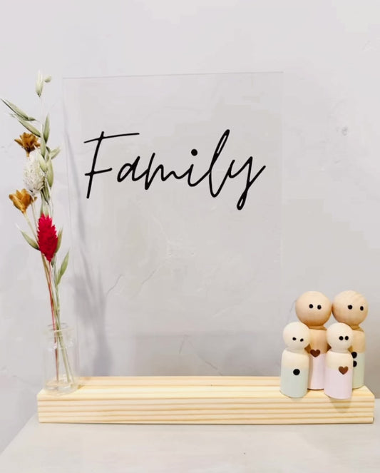 Family Wood Plaque